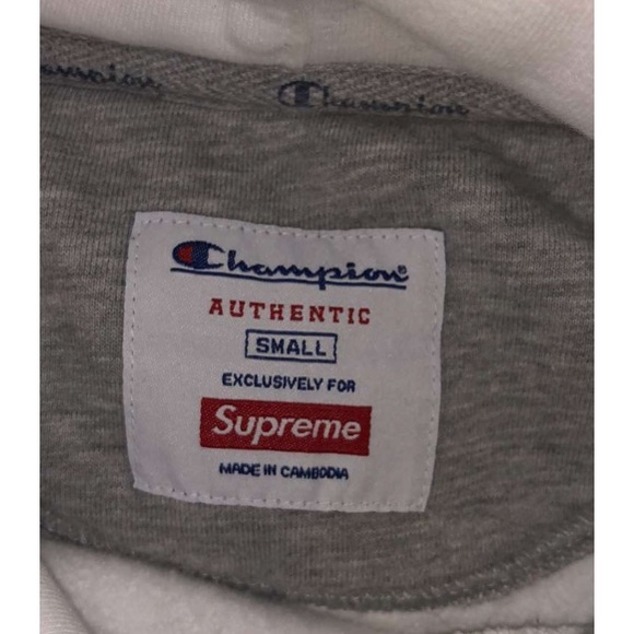 Supreme x Champion hoodie